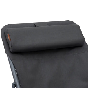 Chilienne de jardin empilable pliable Mirael gris graphite