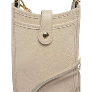 Borsa a spalla Anna Luchini Beige