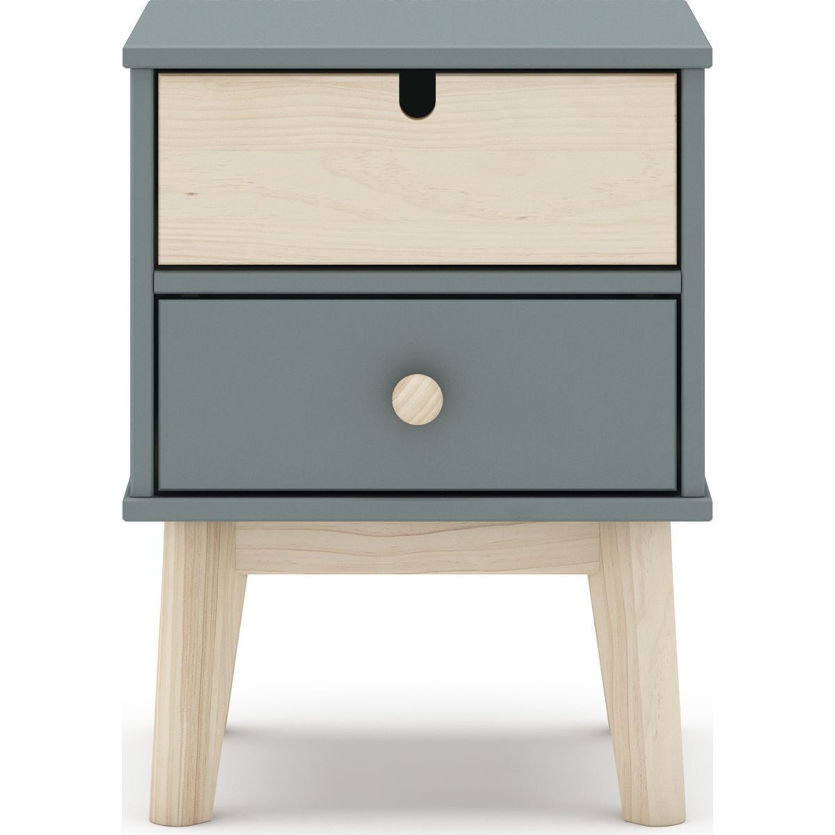 Table de chevet 2 tiroirs - LUCY