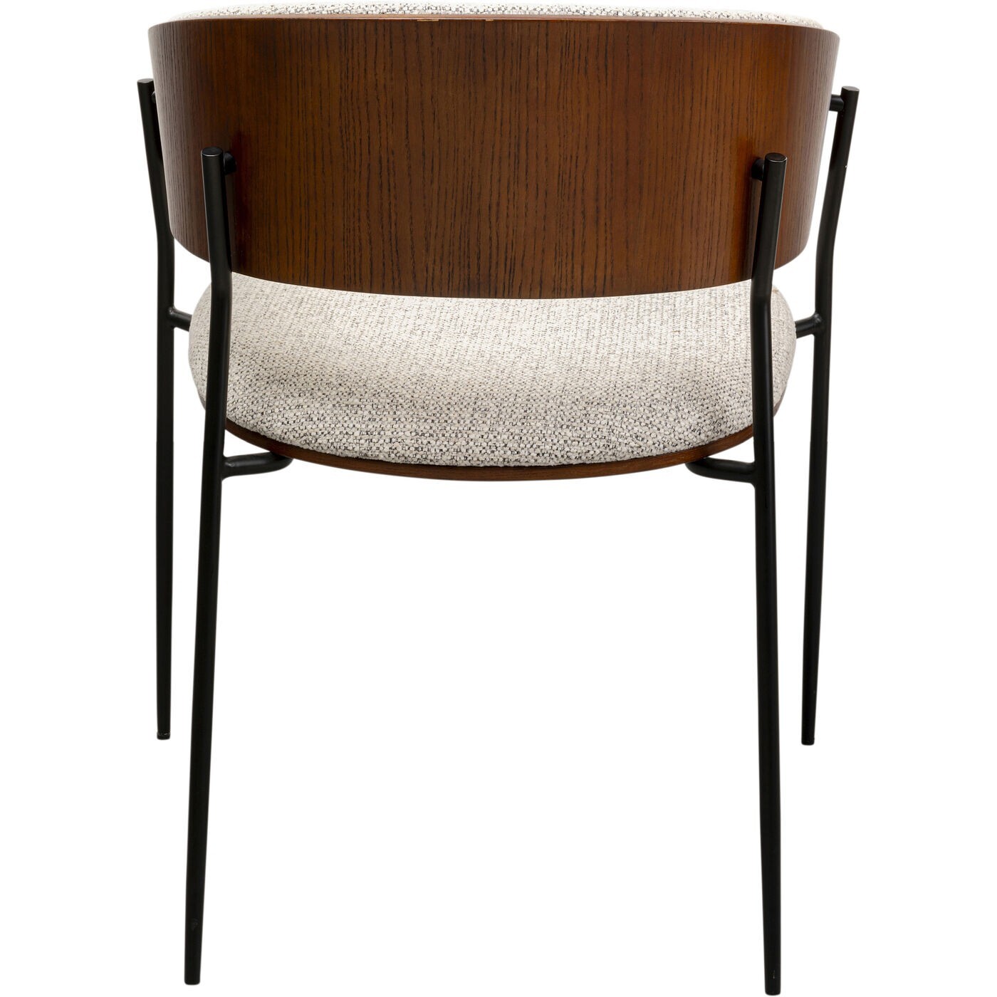 Chaise avec accoudoirs Cindy noyer Kare Design