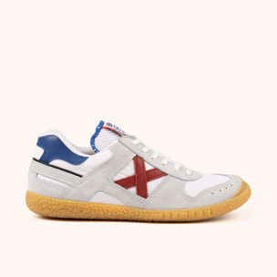 Zapatilla Casual de Ante y Nylon con Detalles Tricolor MUNICH GOAL 1645