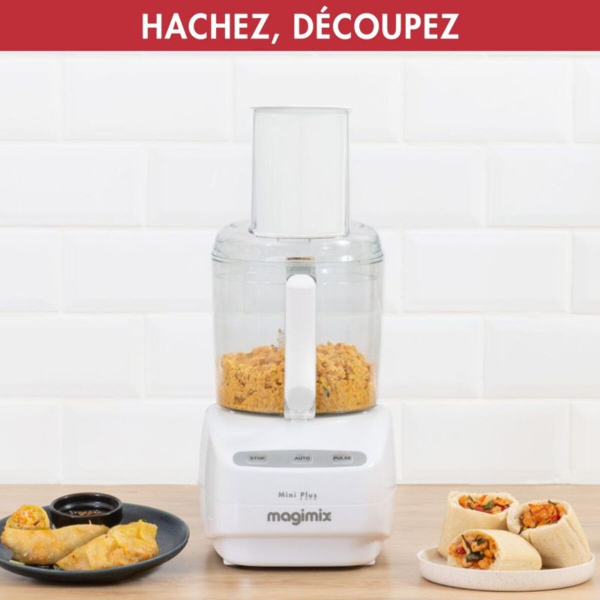 Robot multifonction MAGIMIX 18250F Mini Plus Blanc