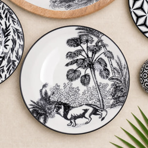 Lot de 6 assiettes creuses, SAVANA