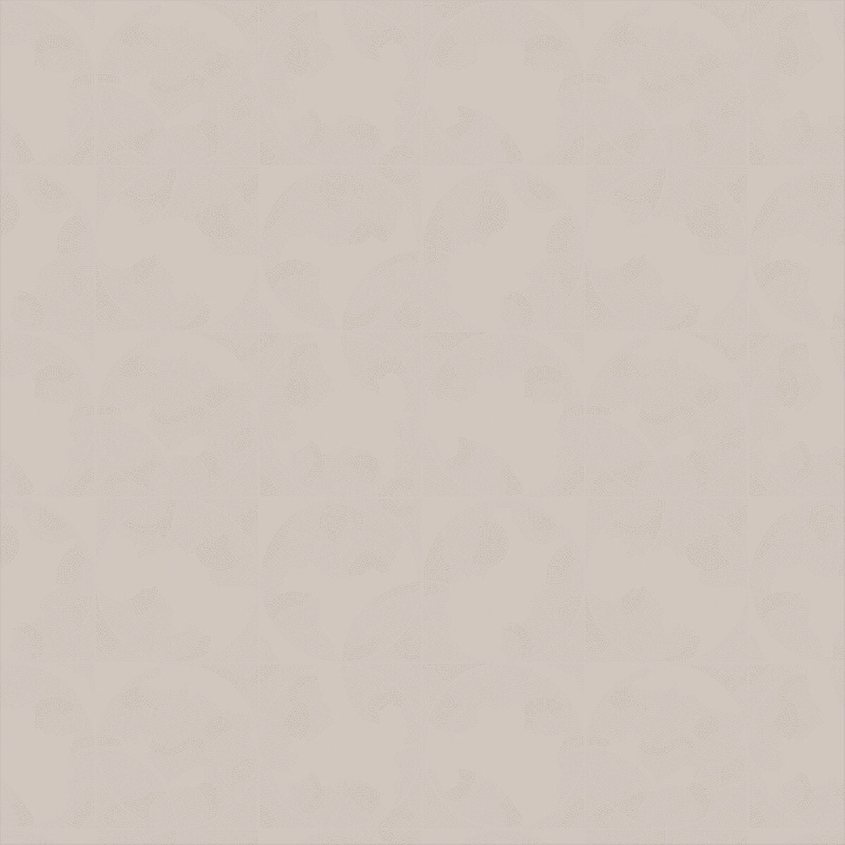 Nappe pur coton enduit motif jacquard beige Mille gouttes nacre