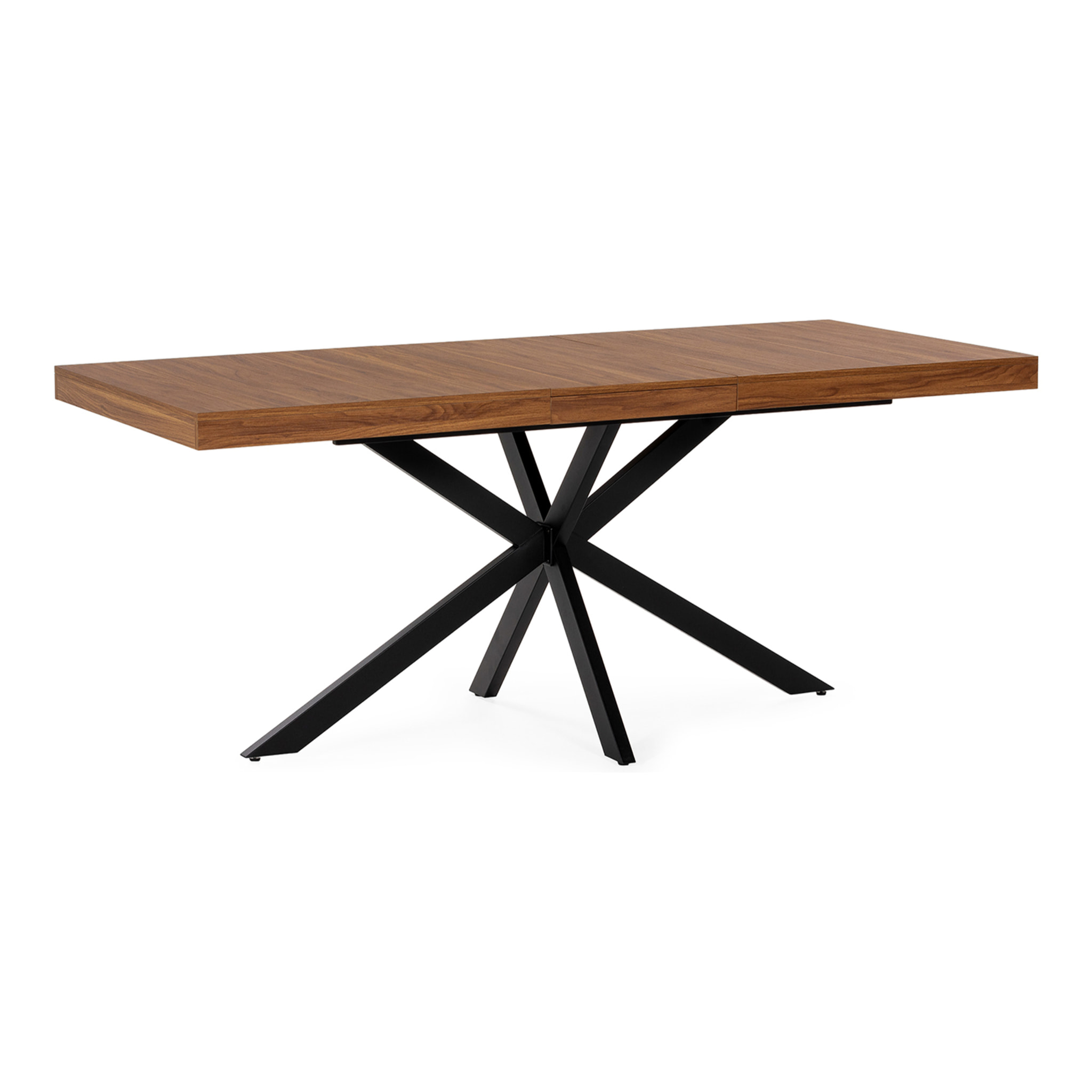 Mesa de Comedor Extensible Genova efecto Nogal, 140-180 cm