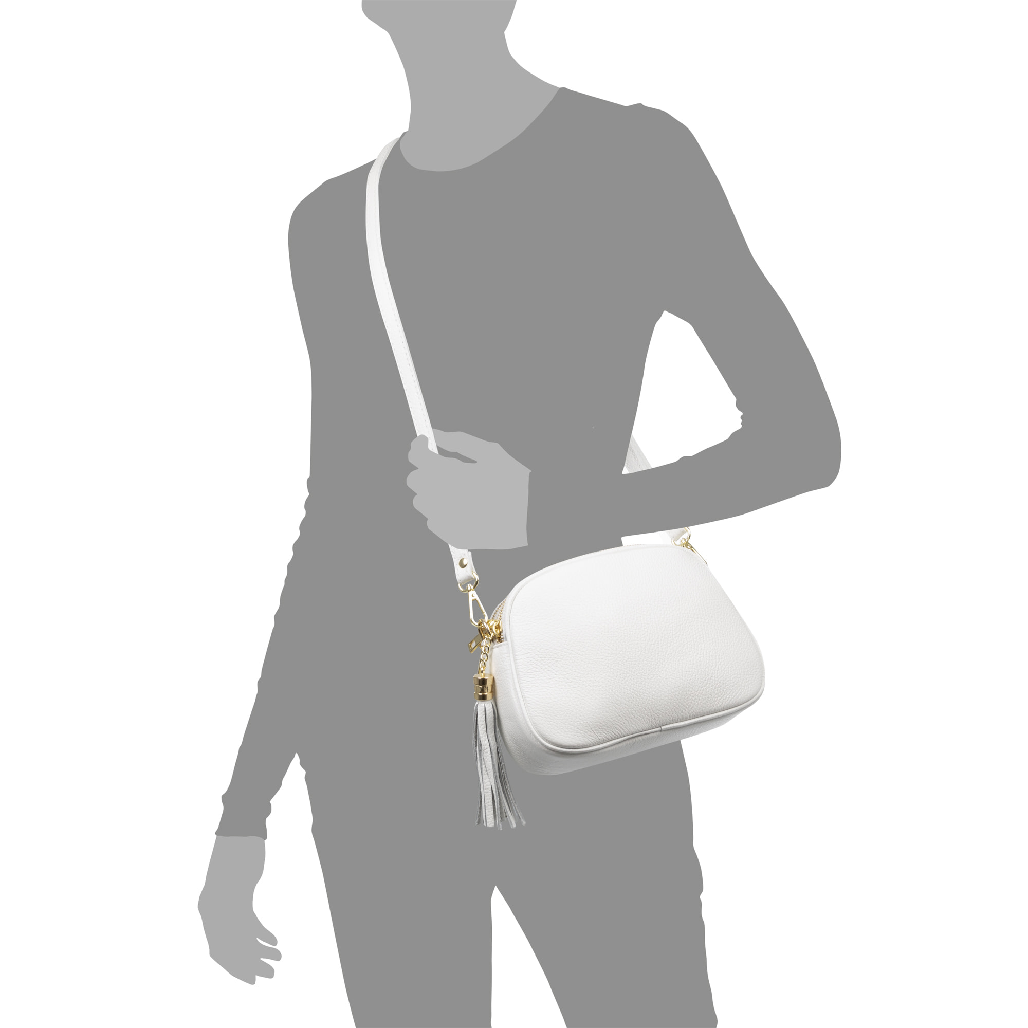 Aliminusa borsa a tracolla Donna. Pelle autentica Dollaro.