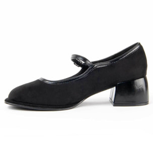 Zapato De Tacón - Negro - Altura: 5 Cm