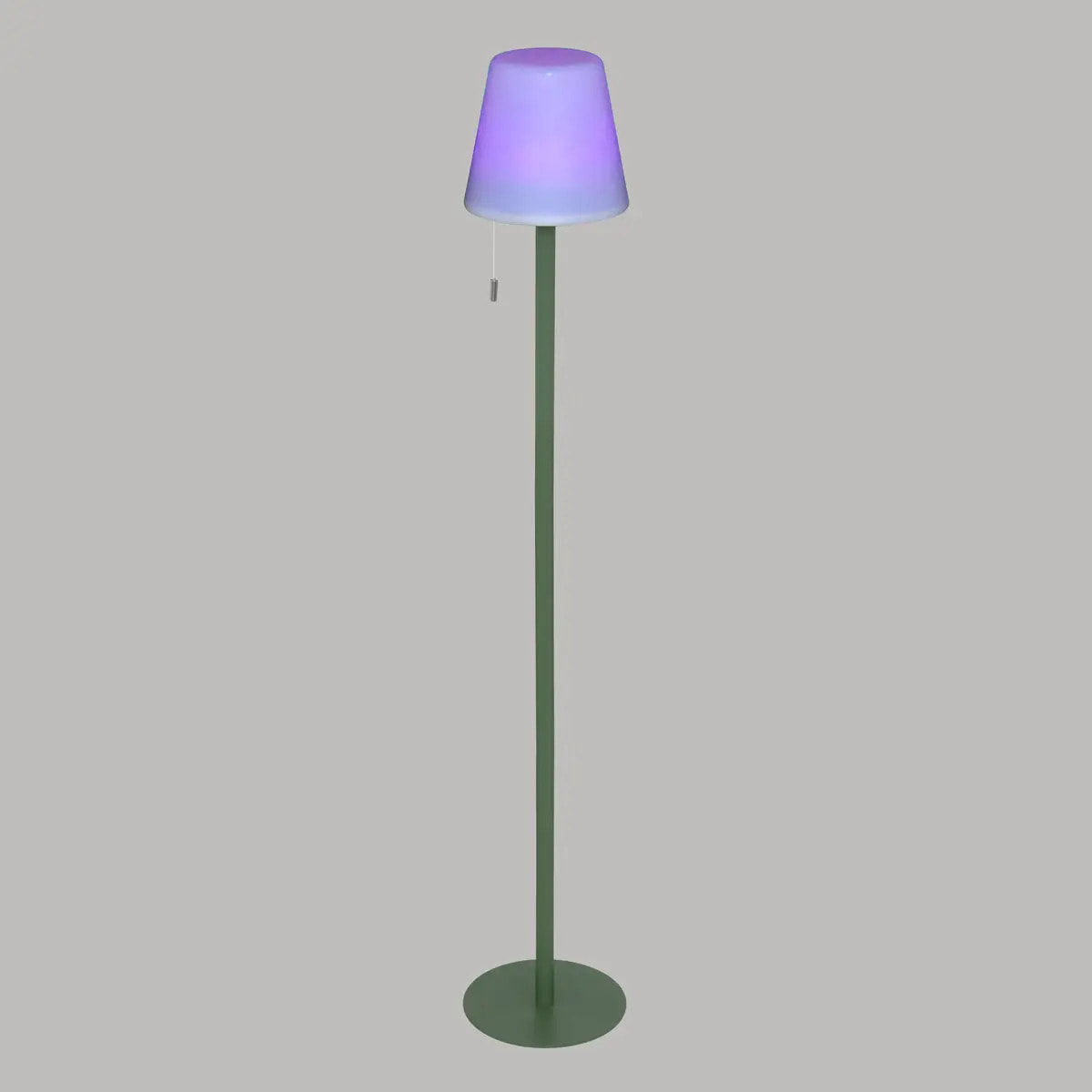 Lampadaire extérieur "Zack" H108cm vert olive