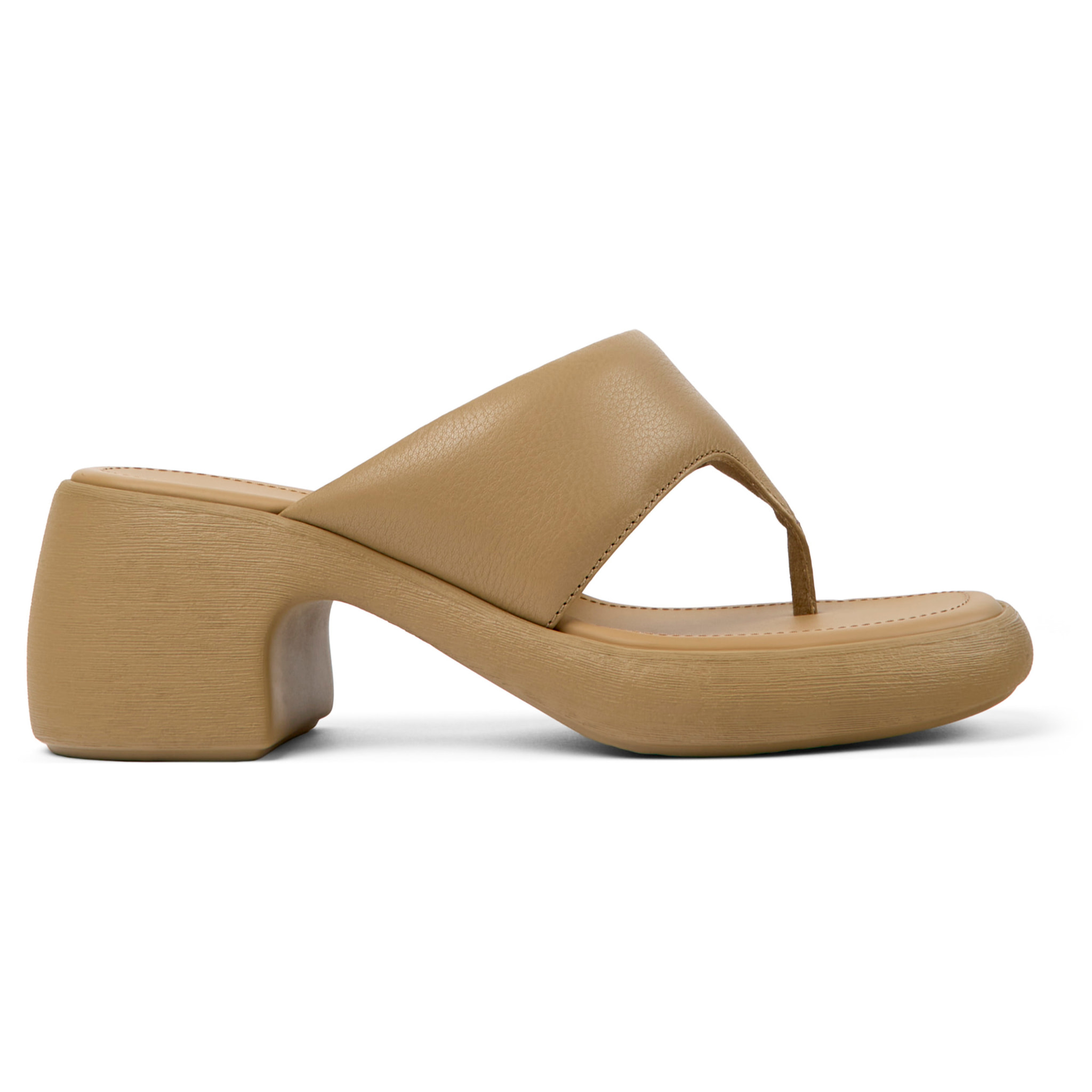 Sandalias - CAMPER Thelma - Marron - Cuero liso