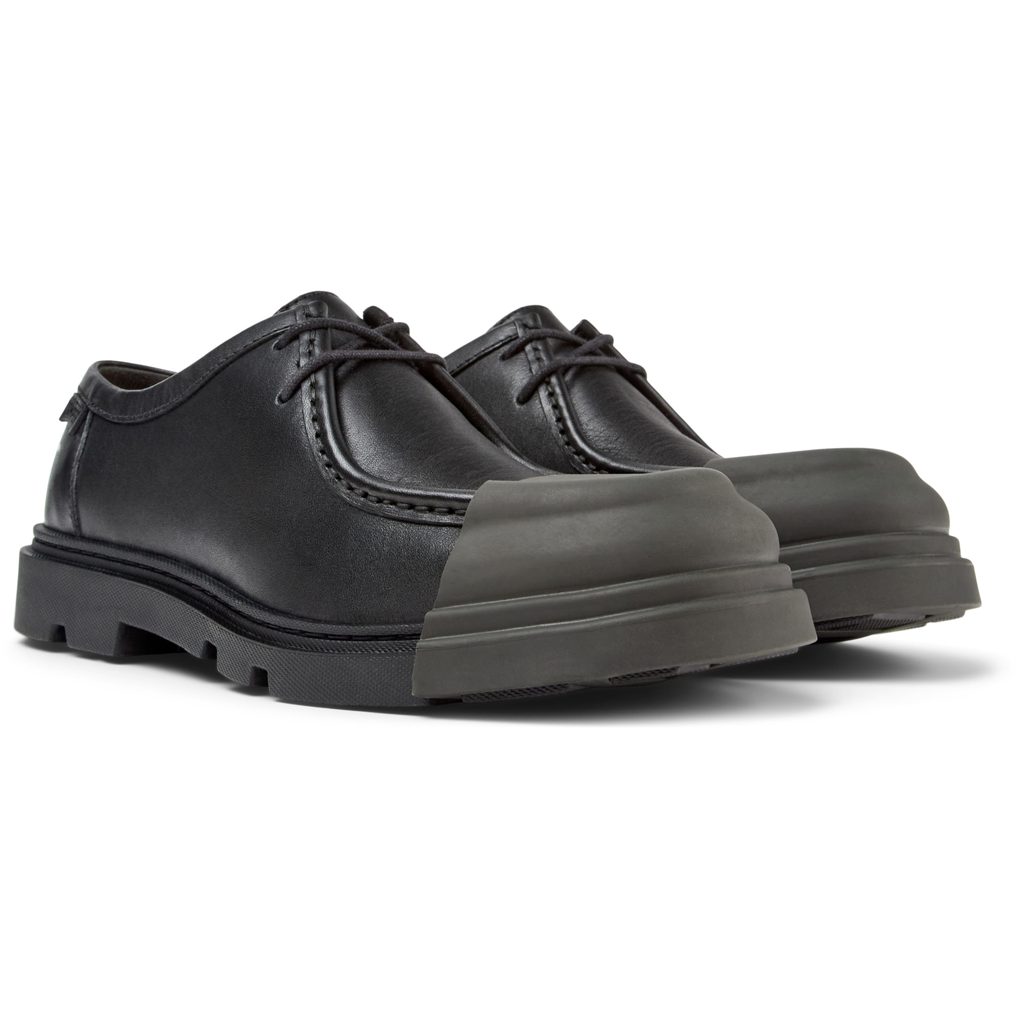 Scarpe stringate - CAMPER Junction - Nero - Pelle liscia