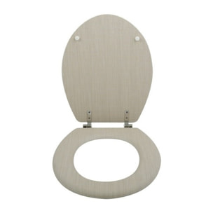 Abattant wc MDF LINZ Bleige - Charnières Inox MSV