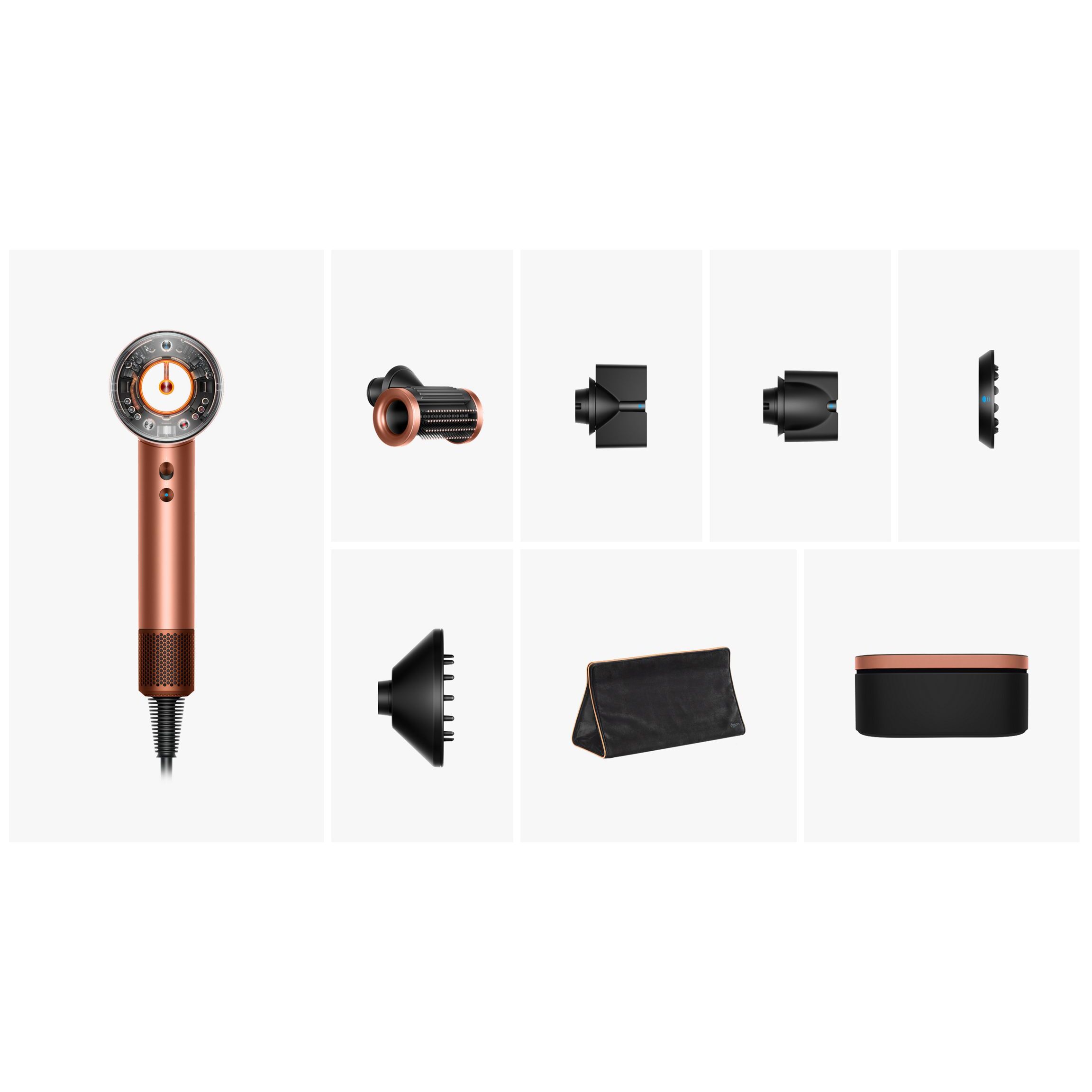 Asciugacapelli Dyson Supersonic Nural™ in Amber Silk (per capelli lisci e mossi) | Nuovo