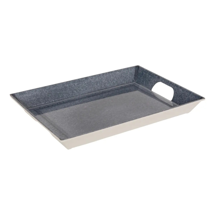 Plateau Fanny 46,4x34,2cm bleu