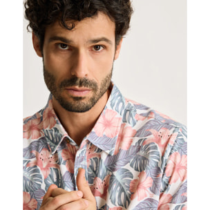 Camisa Manga Corta Azul Marino - Thorned