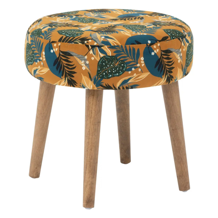 Tabouret "Sango" ocre