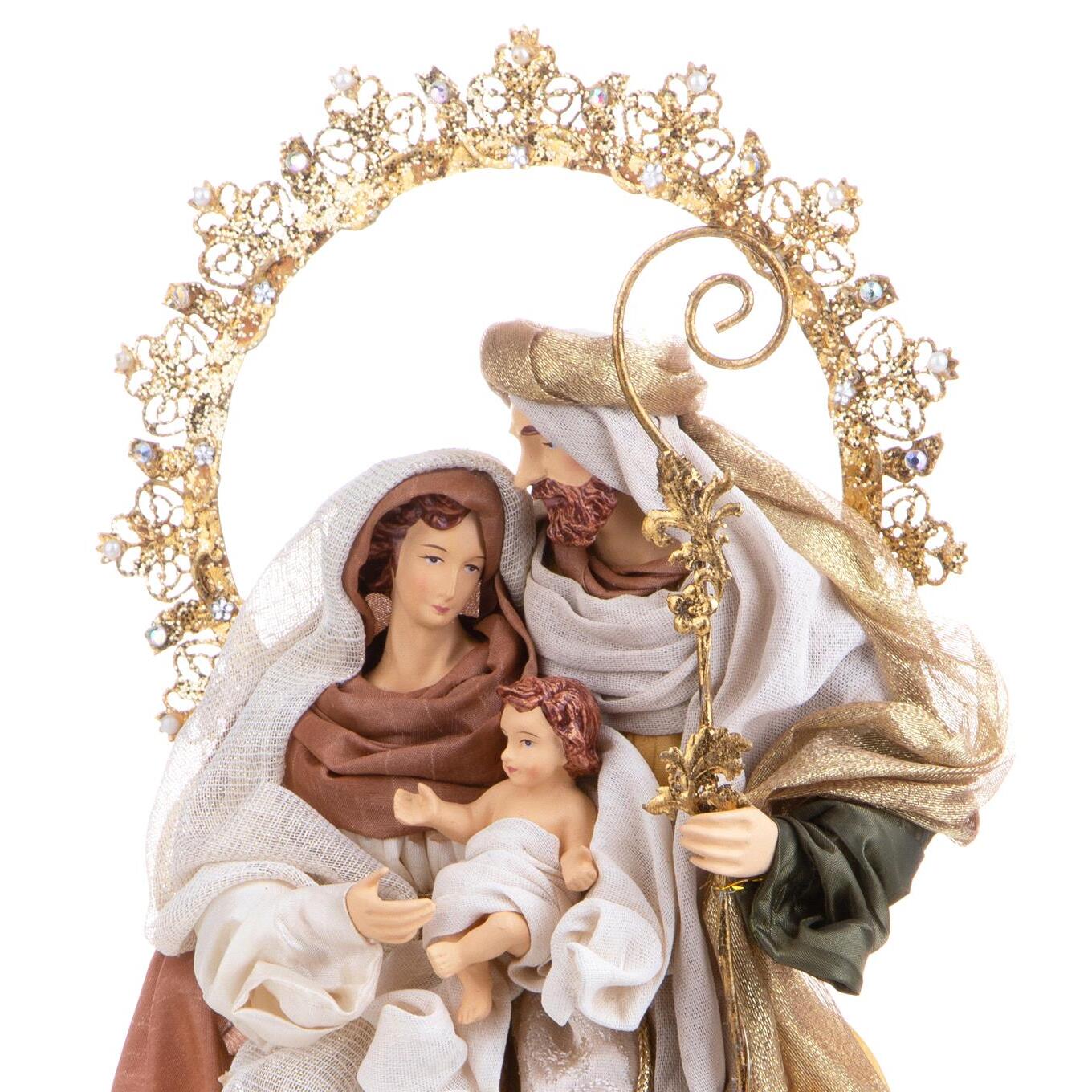 Natività con base rotonda - Pezzi 1 - MARRONE - Bianchi Dino SpA