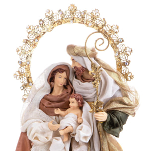 Natività con base rotonda - Pezzi 1 - MARRONE - Bianchi Dino SpA