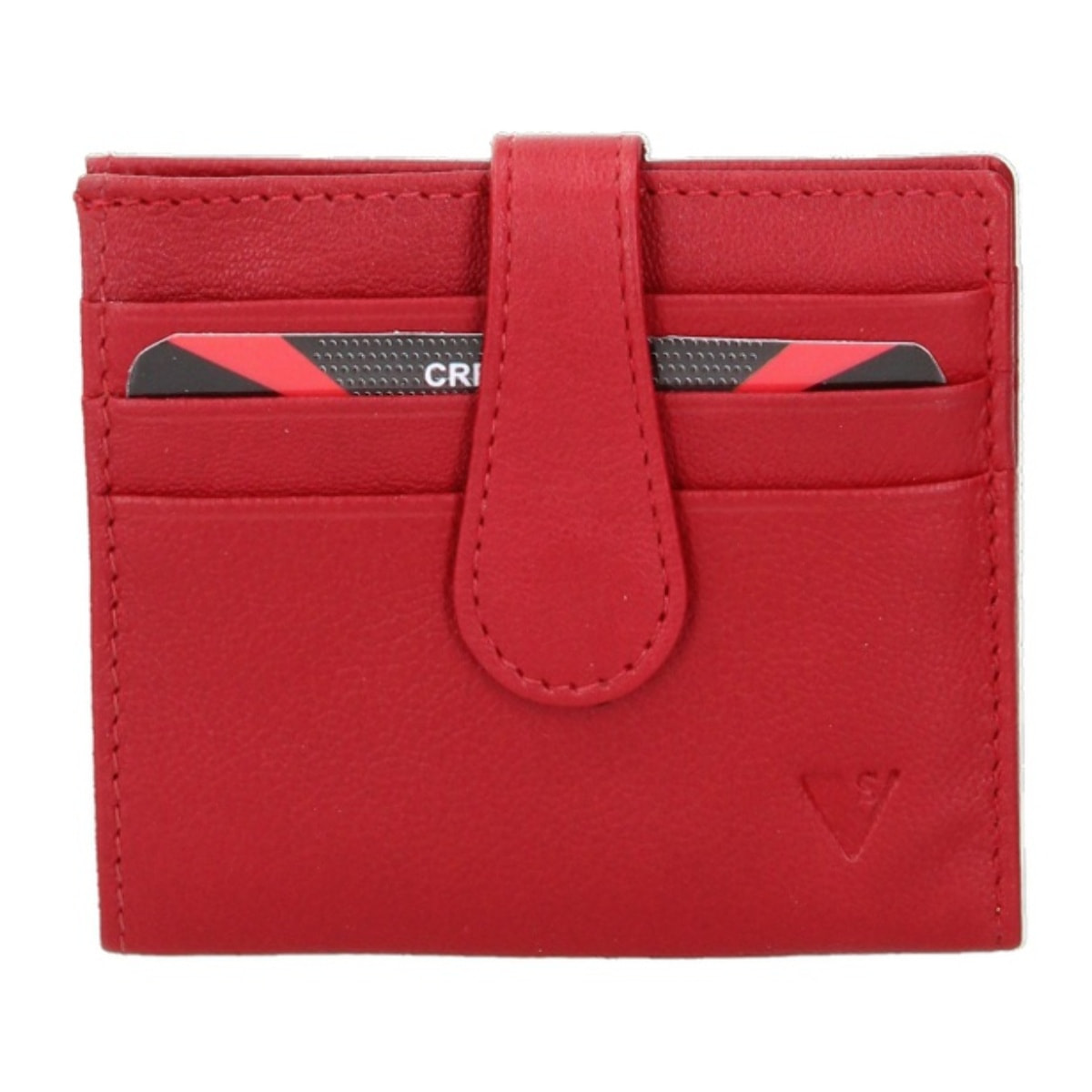 Portafoglio uomo in vera pelle - Modello False - Casual - 9.5 x 8.0 x 1.5 cm