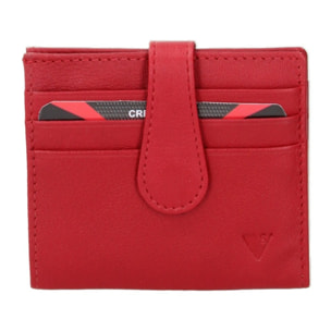 Portafoglio uomo in vera pelle - Modello False - Casual - 9.5 x 8.0 x 1.5 cm