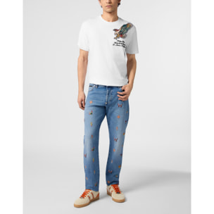 PHILIPP PLEIN Round Neck T-Shirt Eagle Montecarlo