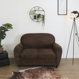 Etagere Bois Metal Rond 50x12x50cm