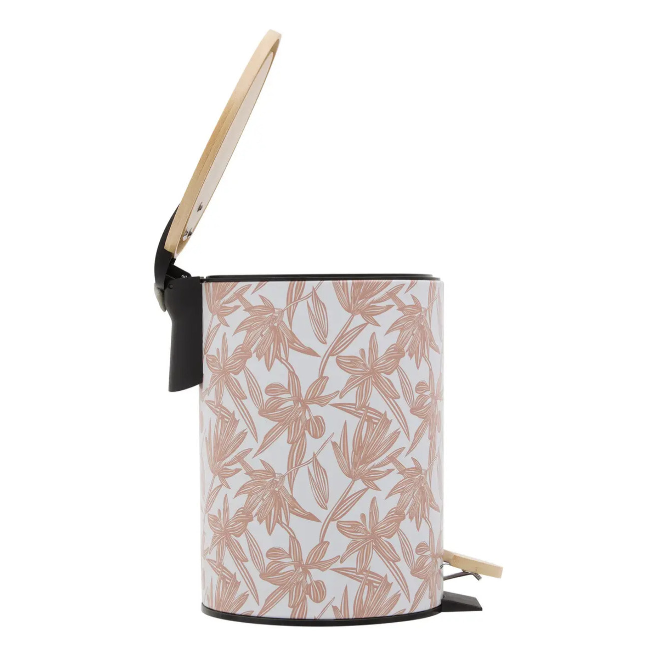 Poubelle Bloom ronde 2,7L rose