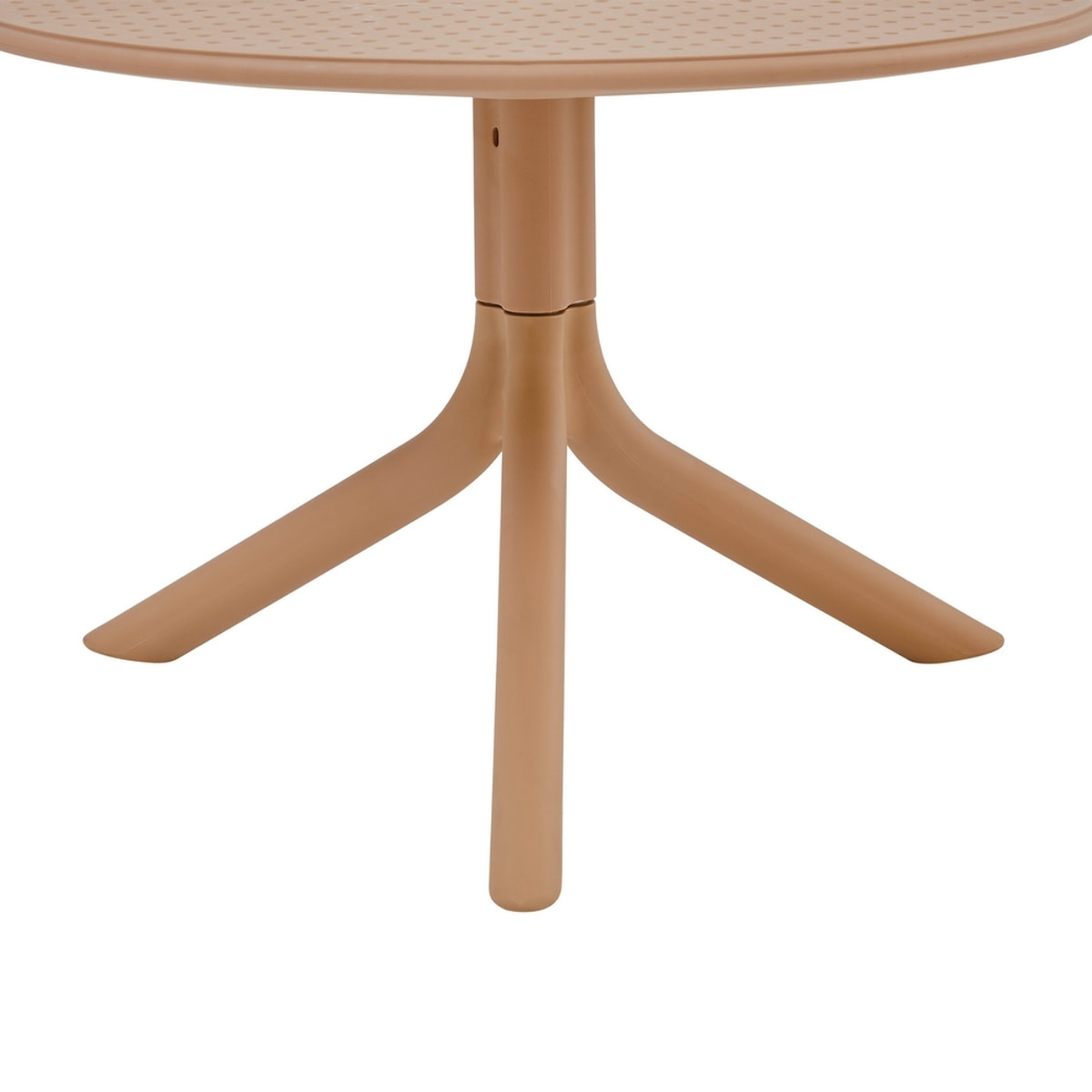 Tavolino basso da esterno in polipropilene 60x60x41cm tortora – Obidos