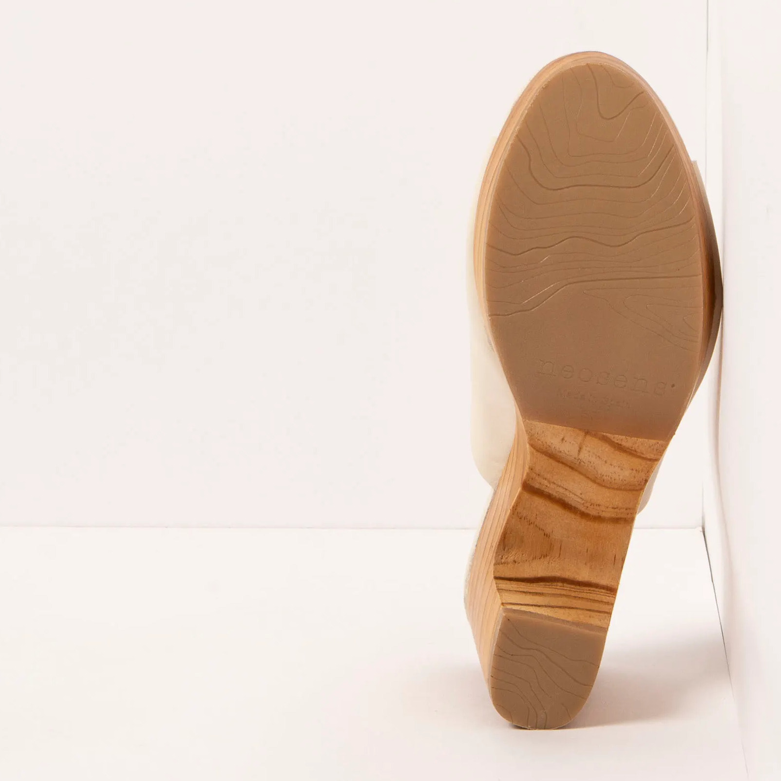 Sandalias con tacón S3274 NAPPA CREAM/ ST.LAURENT SANDAL color Cream