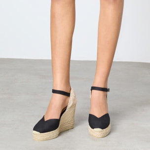 Alpargata Chiarita cuña de yute 11cm doble plataforma