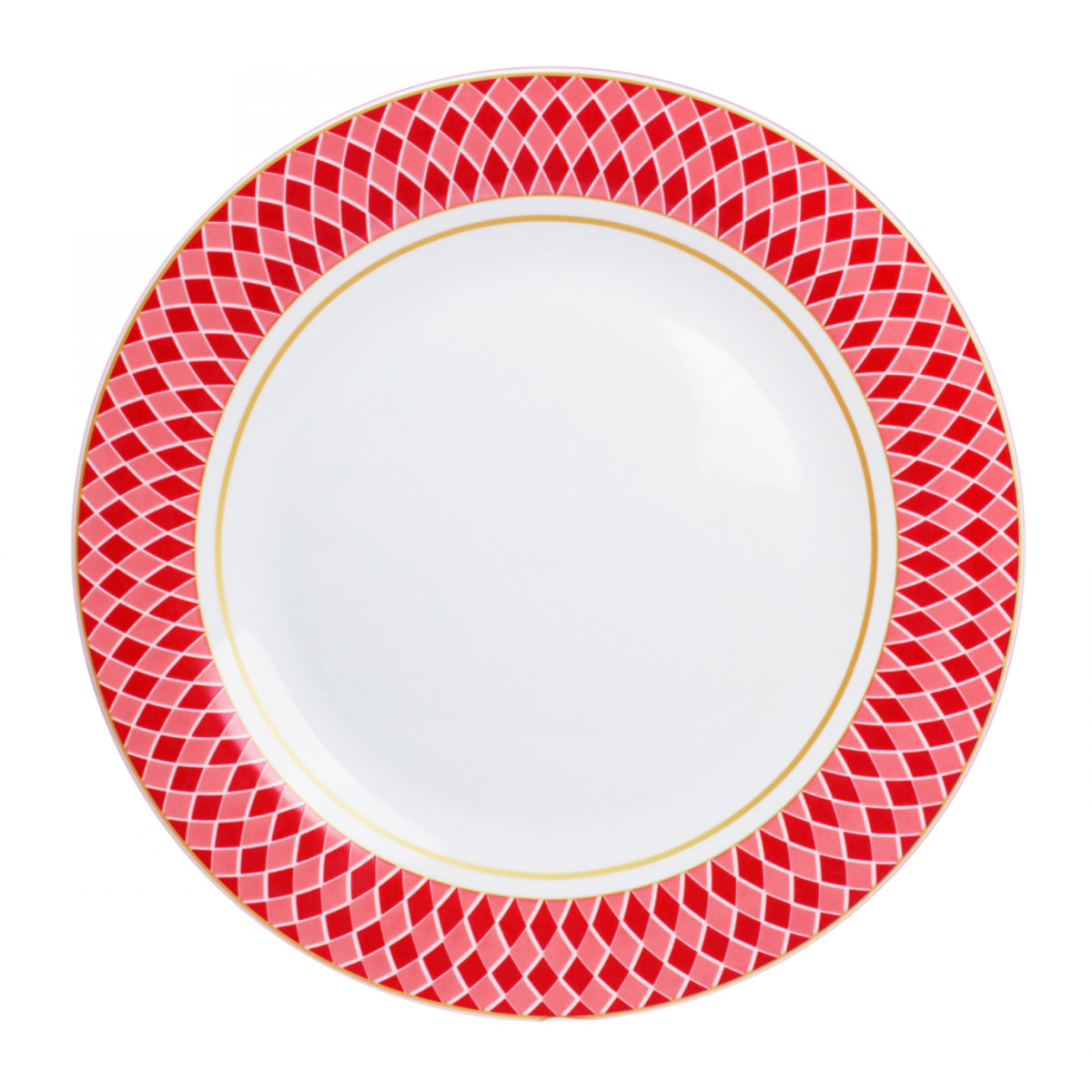 Lot de 6 grandes assiettes, CIRCUS