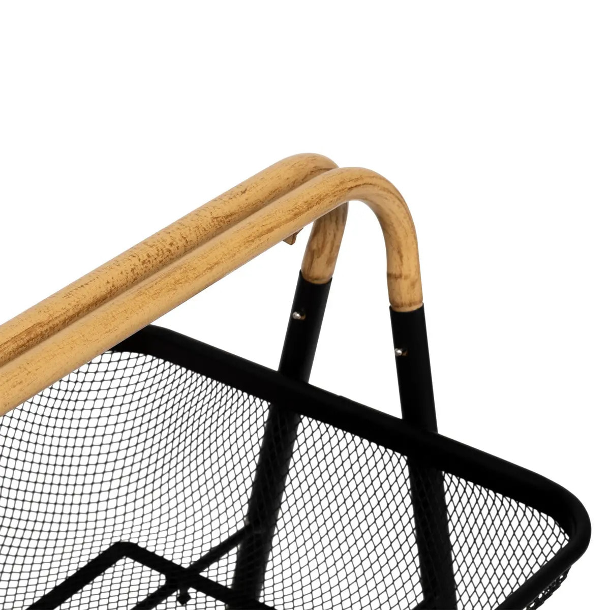 Desserte à roulettes "Mayaj" 3 niveaux noir