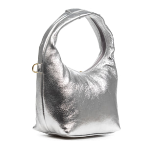 FIRENZE ARTEGIANI Borsa da donna Arconate. Vera pelle con finitura scamosciata laccata.