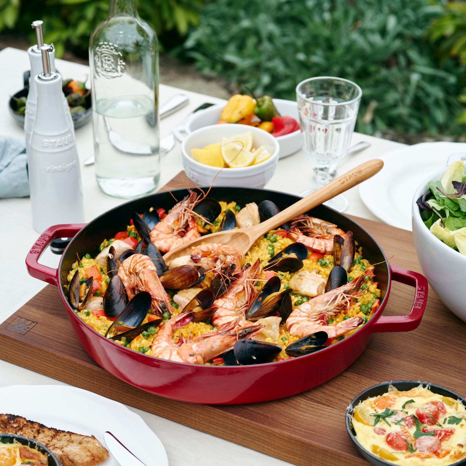 Poêle avec 2 poignées 26 cm, Fonte, Cerise