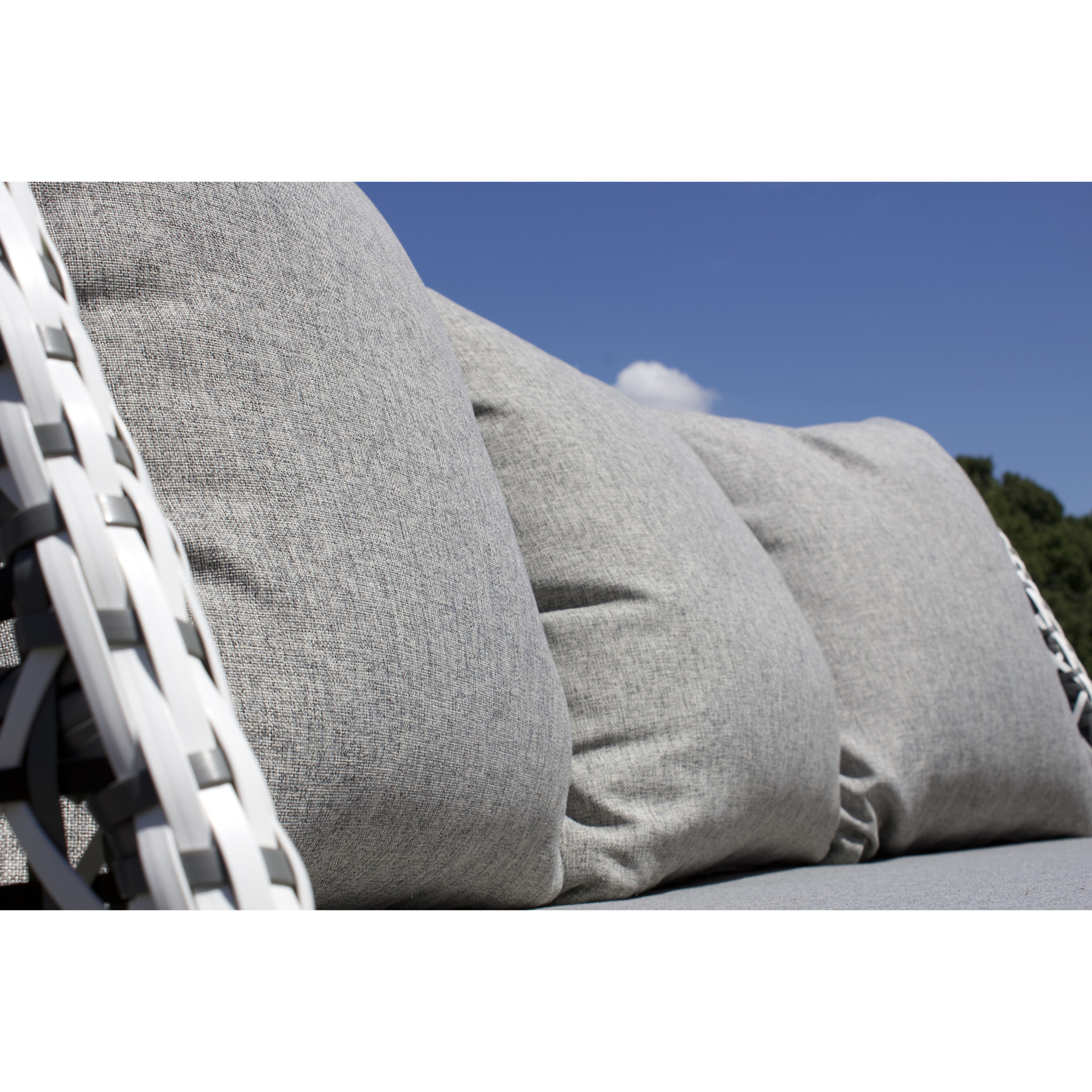 AGADIR - Salon de jardin 4 places en aluminium