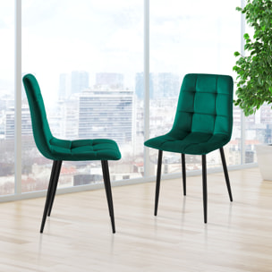ORESTELUCHETTA Set 4 Sedie CORFU GREEN