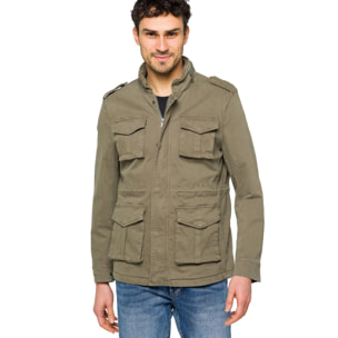 Giacca Hot Buttered Mataran tessuto cotone Khaki