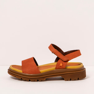 Sandalias 1548 NOBUCK DARK ORANGE/ BIRMINGHAM color Dark orange