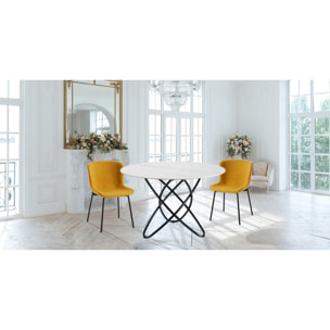 Tomasucci Table HULA HOOP MARBRE BLANC