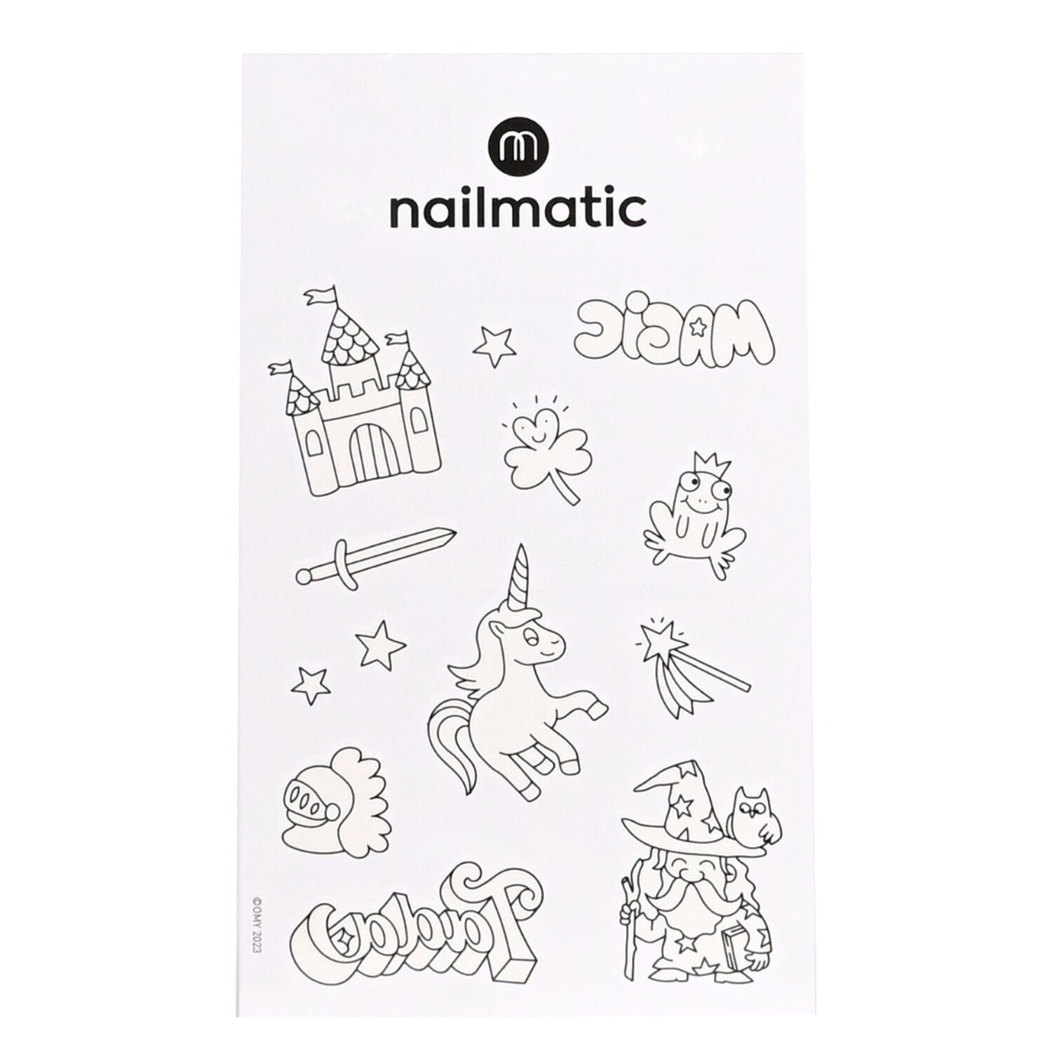 Tattoo Artist - Magic World - Planche de Tatouage à Colorier