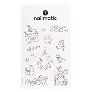 Tattoo Artist - Magic World - Planche de Tatouage à Colorier