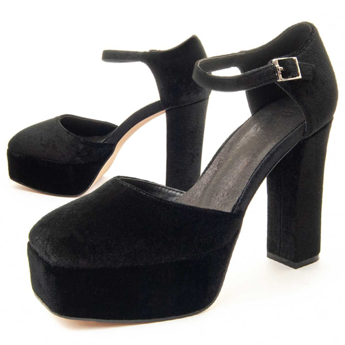 Zapatos de Tacón - Negro - Altura: 10 cm