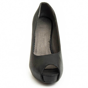 Zapato de tacón - Negro - Altura: 8 cm