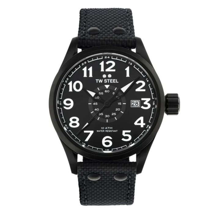 Reloj Tw Steel VS41-Volante Hombre Analogico Cuarzo con Correa de Tela