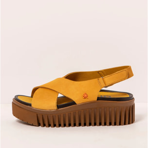 Sandalia de cuña 1574 NOBUCK HONEY/BRIGHTON color Honey