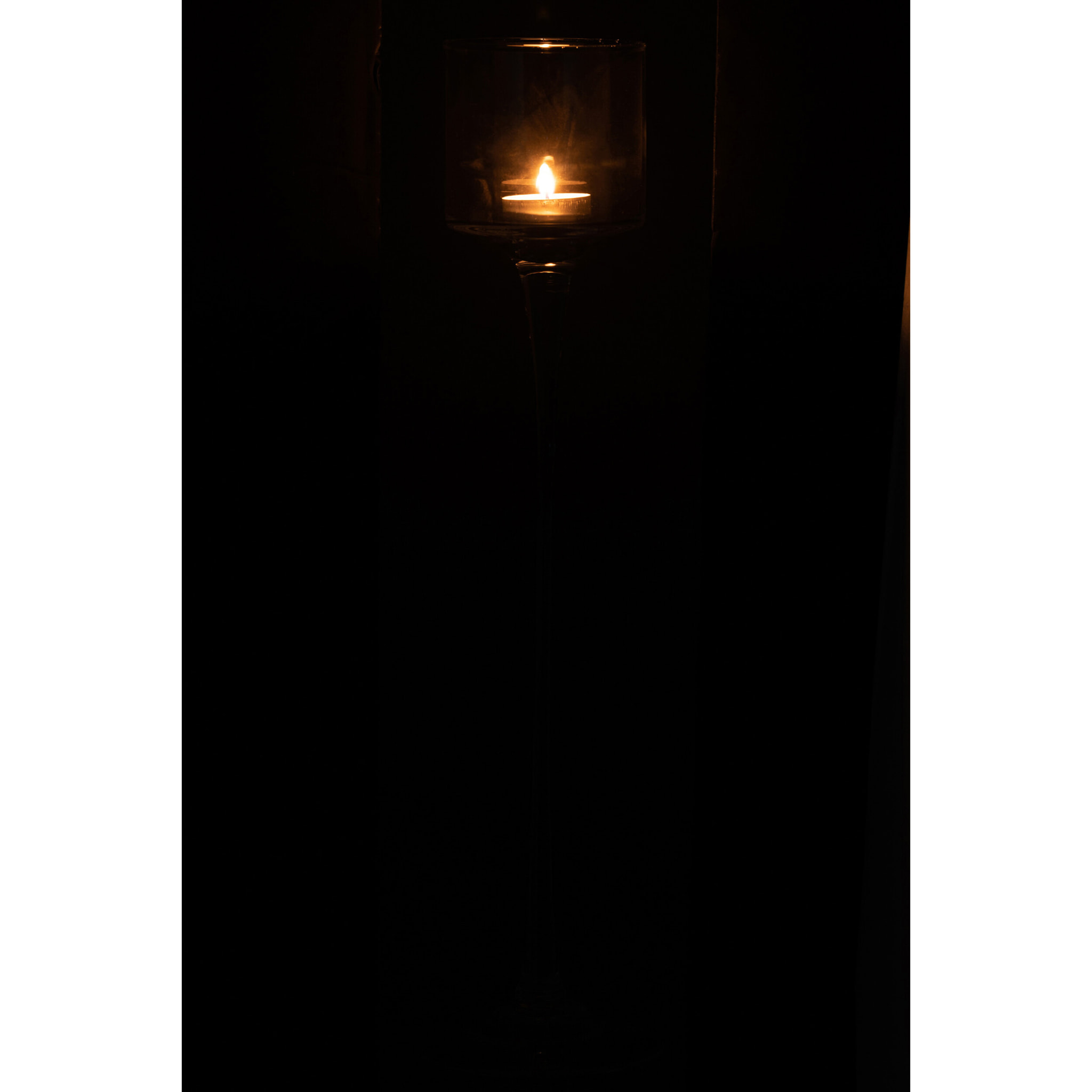 J-Line photophore Sur Pied - verre - transparent - large