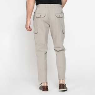 PANTALONI CHINO CON COULISSE E TASCONI LATERALI