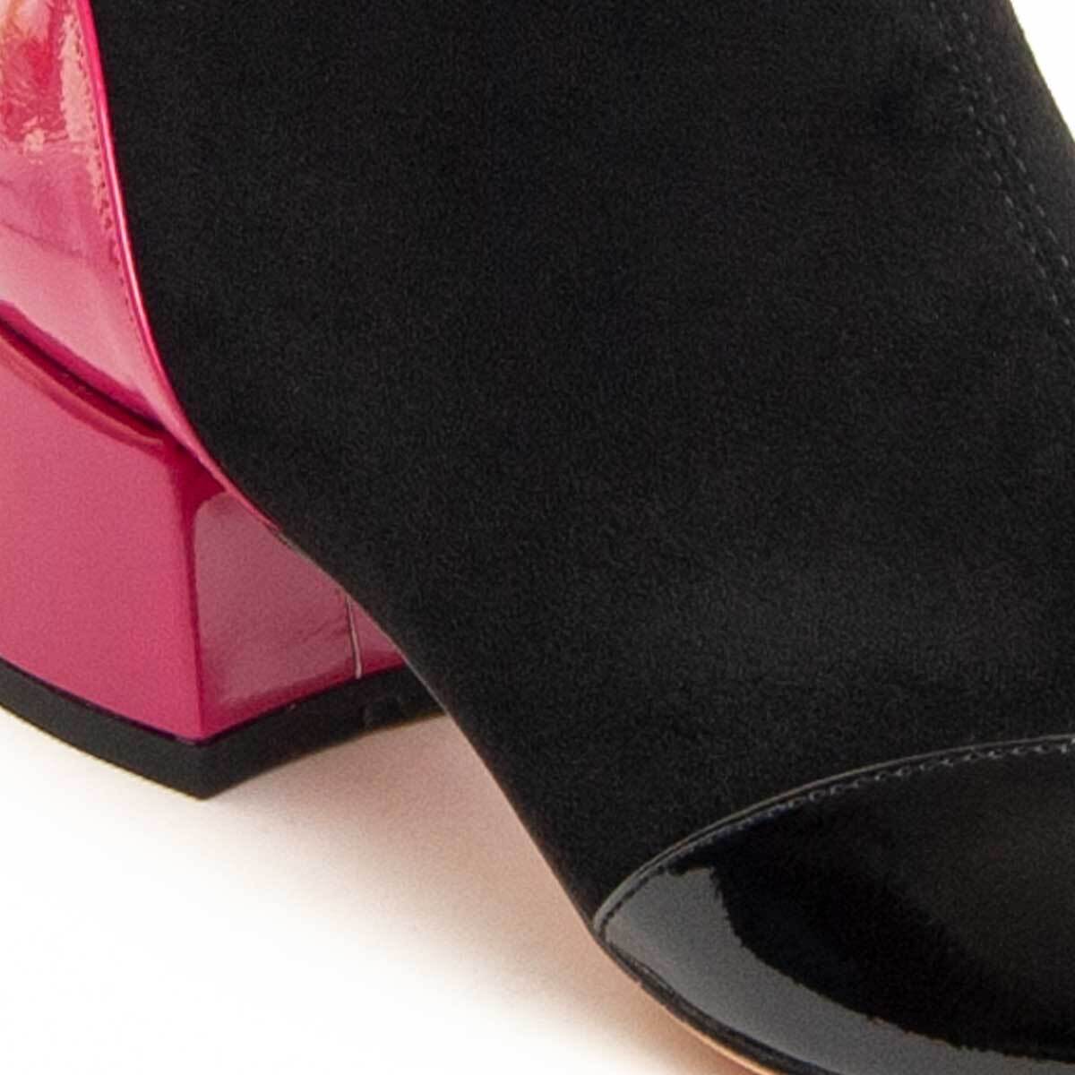 Botín De Tacón - Negro - Altura: 5 cm