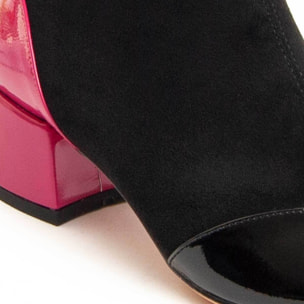 Botín De Tacón - Negro - Altura: 5 cm