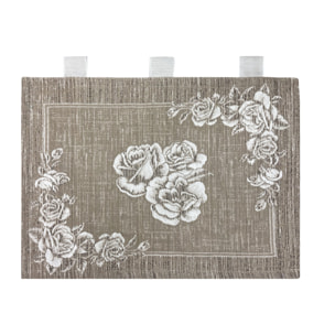 Copriforno Cucina Universale Cinigliato Copertura ProtezioneDecoarzione Forno Disegno Paradise Beige