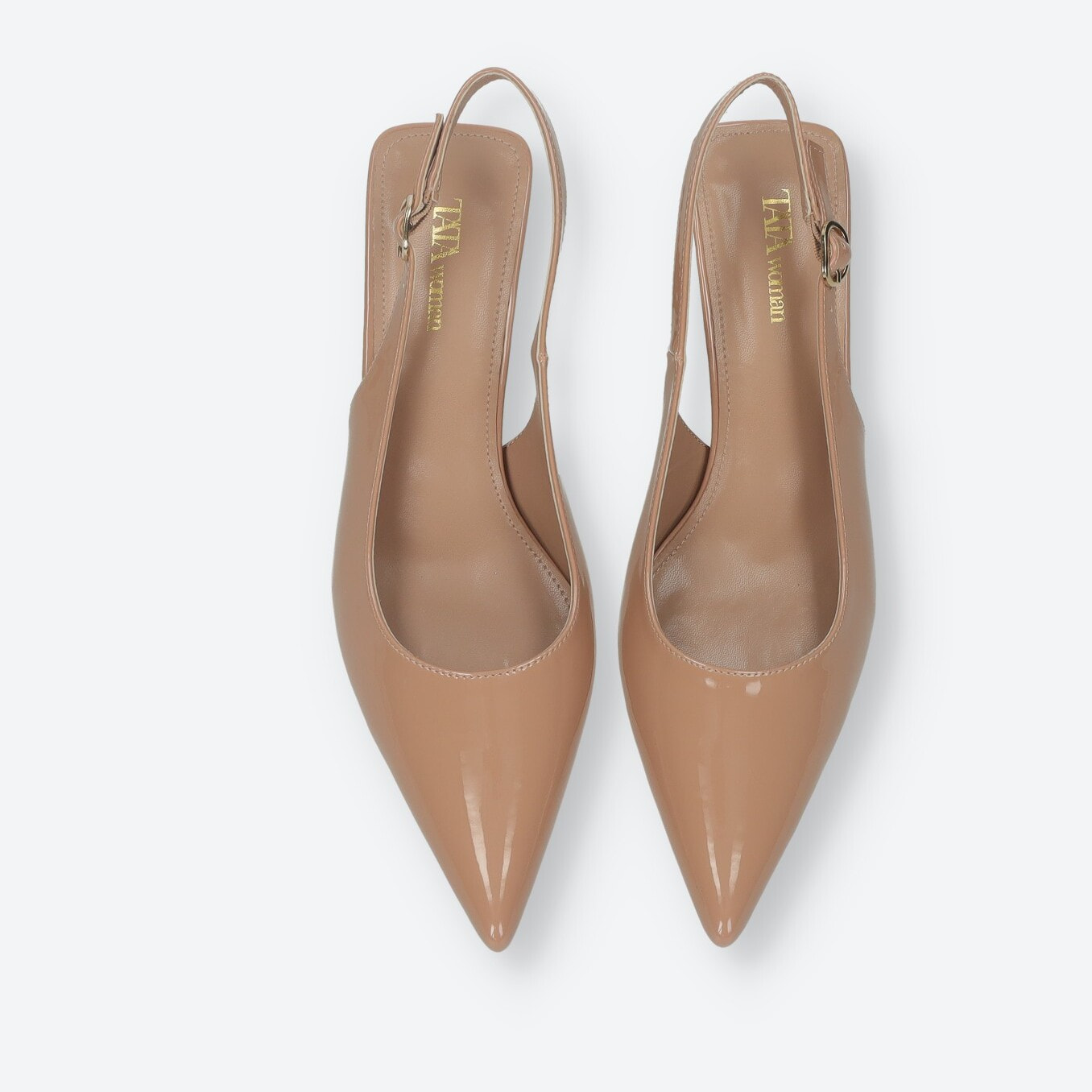 Décolleté sling back Donna Tata Italia Beige